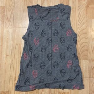 Skull muscle tank